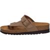 Grunland Hola CB0327 Testa di Moro Ciabatte Donna Infradito BIRK Pelle re-Soft 37