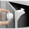 Start and Drive Ltd Serrature magnetiche di sicurezza per bambini, per armadietti e cassetti da cucina a prova di bambino, facili da installare, colore bianco, serratura di sicurezza per bambini (4 serrature + 1 chiave)