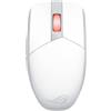 ASUS ROG Strix Impact III Wireless Mouse senza Fili, Sensore a 36000 DPI, Bluetooth 5.1 e ROG SpeedNova 2,4GHz, Fino a 618 Ore di Batteria, Ricevitore ROG Omni, Compatibile con Windows 10 e 11, Bianco