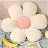 Morbuy Cuscini per Sedia a Forma di Fiore, Cuscino Morbidi in Peluche,Tatami Angolo di Lettura Cuscini Decorativi, per Giardino, Sedie da Ufficio,Camera da Letto (50x50cm,Rosa Bianco)