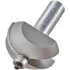Trend 46/281 x 1/2TC Two flute Guided cove 16.0 mm RAD - argento