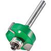 Trend CraftPro Fresa per scanalature, gambo 1/4 pollice, profondità di taglio 10mm, profondità scanalatura 9.5mm, metallo duro (TCT), C148X1/4TC
