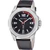 Nautica Men's Quartz Leather Strap, Black, 22 Casual Watch (Model: NAPTBF105)