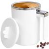 Bouncy Tazza auto-mescolante, 360 ml, tazza da caffè auto-mescolante, tazza magnetica elettrica per mescolare, tazza da caffè elettrica adatta per caffè/latte/cioccolata calda