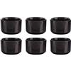 MIELIMON Set di 6 ciotole in ceramica Ciotole per cereali, ciotola per gelato, zuppa da 350 ml
