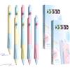 Electri-HQ 8 Pezzi Penne Cancellabili,Combinazione di Ricarica Nera e Blu,Penna a Sfera Cancellabile, Asciugatura Ultra Rapida, per Studenti, Impiegati ecc (dopamina)