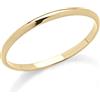 Artlinea Forever Fede fermanello larga 1,5 mm in Oro 18kt Giallo a misura 11