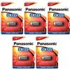 Panasonic Confezione da 5 blister da 1 batteria CR123 al litio power 3 V, CR-123AL/1BP