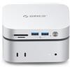 ORICO MiniMate 4TB Compatibilità SSD esterno con Mac Mini M4, 2TB per 40Gbps (3200MB/s) di elaborazione dati, 2TB per 1000MB/s di archiviazione di backup, USB 3.0 (10Gbps) * 3, TF & SD 4.0, M4Ultra