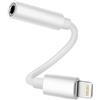 Dairle 【Apple MFi Certificato】 Adattatore Cuffie iPhone Lightning a 3,5 mm,Adattatore Jack per Cuffie AUX Audio Auricolari Compatibile con iPhone 13 Pro/13/12/11/XS Max/XS/XR/X/8/8 Plus/7/7 Plus