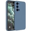Topme Cover per OPPO Reno4 Pro 5G (6.55 Inches) Custodia Case, Protezione Della Pelle Della Custodia in Silicone Tpu - Grigio lavanda