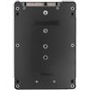 DollaTek Adattatore M2 a SATA Adattatore per disco rigido da NGFF a SATA3 con custodia in metallo nero