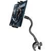 LYFPOOM Tapis Roulant Cyclette Spin Bike Supporto - [Metallo a Collo Oca], Supporto Tablet Moto, Porta Bicicletta per iPad 2024 iPad Mini Air, 4.7-12.9 Tablet Cellulari