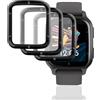 Teenrpov 3 Pezzi Vetro Temperato per Garmin Venu Sq 2, Garmin Venu Sq 2 Pellicola Protettiva Anti-Graffio [ HD/senza bolle] Vetro Temperato per Garmin Venu Sq 2