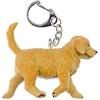 Miniblings Golden Retriever Portachiavi Cane Labrador Animale Cucciolo - Fatto a Mano Gioielli I I Ciondolo Portachiavi Portachiavi
