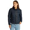 Tommy Jeans Donna Piumino Down Printed Colletto alla Coreana, Blu (Dark Night Navy), XL