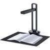 AMAZWI Fotocamera per documenti Scanner Book Aura Pro Documento portatile Scanner 1 4MP. Dimensione massima A3 con intelligente OCR. Lampada da tavolo a LED for ufficio for famiglie Attrezzatura per webcam(S