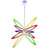 E-Led Componex by Lampadario camerette colorato in plexiglass MIX MULITCOLOR 60X40 CM