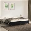Coavain Aggiorna Giroletto Nero 160x200 cm in Velluto Bed Frame Letti a Soppalco una Piazza e Mezza Vestiletto Matrimoniale Contenitore Rete Singola Divano Letto Angolare Coprirete