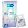 DUREX INVISIBLE EXTRALUBR6PZ