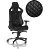 noblechairs Sedia da gioco Noblechairs Epic in vera pelle Nero