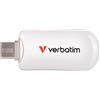 Verbatim Pen Drive 512GB Verbatim Plectra USB-C 3.2 Bianco [30231]