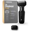Manscaped Refining The Gentleman MANSCAPED® The Chairman™ Plus Rasoio Elettrico a Lamina per Viso da Uomo - Due Testine Intercambiabili, Lamina a Tre Lame SkinSafe® e Rifinitore di Precisione per Basette e Linea della Mascella