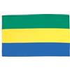 AZ FLAG Z_68 Bandiera Gabon in Poliestere 75D con Occhielli in Metallo, 150 x 90 cm