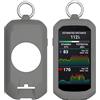 SEIAIYG Custodia Compatibile con Garmin Edge 1050 Cover, Silicone Protettiva Caso Case, Antigraffio e Antiurto - Accessori GPS per Biciclette (Grigio)