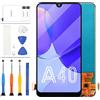 LADYSON Kit di Ricambio per Schermo Samsung Galaxy A40 A405 SM-A405F A405F/DS A405FD A405A Display LCD Parti di Riparazione Montaggio sensore Touch digitizer Vetro Lente Kit (Nero Senza Cornice)