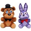 Zhongkaihua, Set di peluche di Five Nights at Freddy's: Sister Location, con Nightmare Fazbear e Nightmare Bonnie, per bambini, adatto come regalo di Natale, capodanno e compleanno