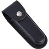 Gosknor Fodero per Coltello Tascabile, 15,5x5,3 cm Pratico Portacoltelli in Pelle Fodero per Coltello in Pelle Portatile per Cintura per Ciclismo All'Aperto Escursionismo Alpinismo Campeggio (Nero)