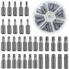 KAHOUI 34 Pezzi 25 mm Inserti per Avvitatore, 1/4 Manico Esagonale Punte per Avvitatore, Acciaio S2 Punte Avvitatore, Inserti Avvitatore per Manuali ed Elettrici, Set Punte Avvitatore