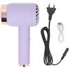 ciciglow Asciugacapelli Senza Fili, Piccolo Asciugacapelli Ionico Portatile Ricaricabile USB 15000mAh Asciugacapelli da Viaggio con Caldo Freddo per Viaggi in Dormitorio (PURPLE)