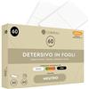 Cosmeau Detersivo Lavatrice Fogli - Neutre - Fino a 60 Lavaggi (30 Fogli) - Fogli Profumati Sostenibili per Bianchi, Colori e Neri - Senza Plastica & Perfetto come Detergente da Viaggio