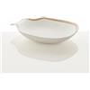Tomasucci WINK DESIGN, Centrotavola/svuotatasche LINEA GOLD - centrotavola/svuotatasche in ceramica - colore bianco finitura opaca - dettagli in colore oro - cm 31x35x6,5