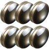 Jetec Pesi magnetici per tende da tenda da finestra, con magnete, per tende da doccia, per evitare che soffia (grigio, 6 set)