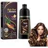 Dyceittdia Shampoo per la Tintura Dei Capelli, 200ml Shampoo Naturale per Capelli, 3-In-1 Shampoo Colorante, Idratazione dei capelli, Shampoo Detergente e Riparatore, marrone, hair2