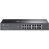 TP-LINK SWITCH 16P LAN Gigabit TP-LINK ES216G Easy Managed - cust.in acciaio - montabile su rack 1U 13 (integ,contr.Omada) - ES216G