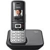 GIGASET PREMIUM 100 IM BLACK Cordless DECT/GAP. Funzioni generali: display illuminato a colori, 22 melodie, rubrica 500 numeri. Portatili collegabili fino a 6. - SM100