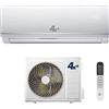 Climatizzatore Condizionatore 4Xe Inverter serie WINTER 120000 Btu R-32 Wi-Fi Optional Alexa Google Home A++/A+