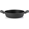 Guzzini - Casseruola bassa in alluminio, antiaderente, 28 cm, Nero COOK&PLUS