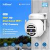SRIHOME SH047 4MP WiFi Doppia Banda, telecamera di Sorveglianza PTZ,motion, Visione Notturna, IP66, Audio 2-Way,Interno/Esterno