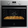 Electrolux Serie 300 KOHHH 04 X Forno da Incasso Multifunzione Elettrico 60 cm Acqua Cleaning Classe A Estetica Inox Antimpronta