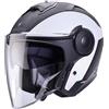 Caberg CASCO JET SOHO MILANO MATT BLACK WHITE | CABERG