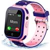 ele ELEOPTION 4G smartwatch per bambini, IP67, impermeabile, con posizione GPS, fotocamera, SOS, chiamata, contapassi, touch screen, video chat Smart Watch per ragazzi e ragazze (rosa T3)