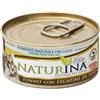 Naturina Elite Cibo Umido Naturale per Gatti - Tonno con Fegatini di Pollo - 24x70 gr