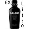 (6 BOTTIGLIE) BULLDOG - London Dry Gin - 100cl - 1 Litro