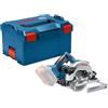 Bosch Professional 06016A2101 Sega Circolare a Batteria GKS 18V-57 G System, Ø Lama: 165 mm, Profondità di Taglio: 57 mm, Batterie e Caricabatteria non Inclusi, in Valigetta L-BOXX, , 18 volts