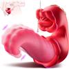 SuperLove Tongue Thrusting & Licking Vibrator Red